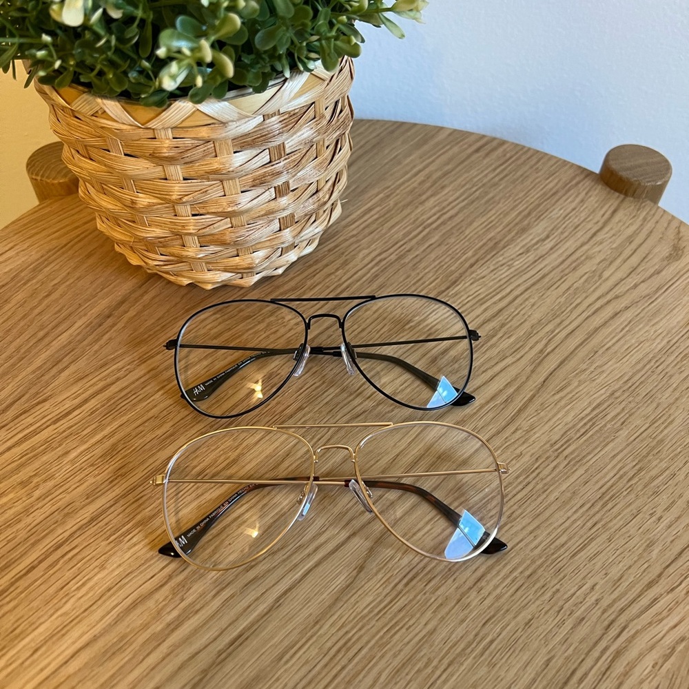 H&M glasses（Selling two together）